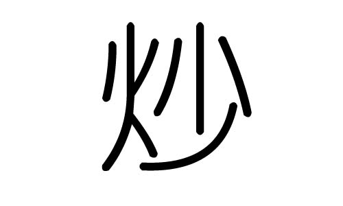 炒字的五行屬什么，炒字有幾劃，炒字的含義