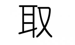 取字的五行屬什么，取字有幾劃，取字的含義