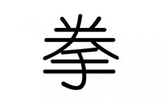 拳字的五行屬什么，拳字有幾劃，拳字的含義