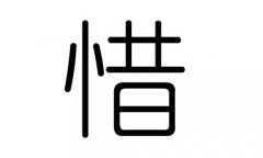 惜字的五行屬什么，惜字有幾劃，惜字的含義