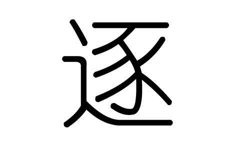 逐字的五行屬什么，逐字有幾劃，逐字的含義
