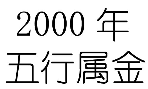 2000年五行屬什么？2000年出生是什么命？