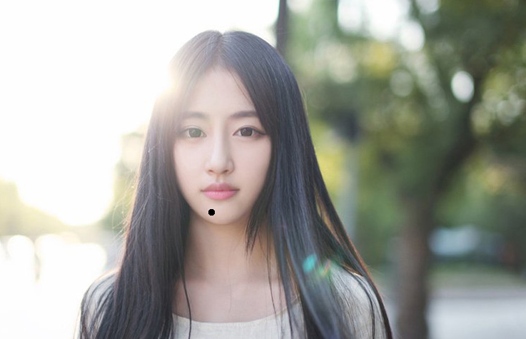 女人下巴上長痣面相圖