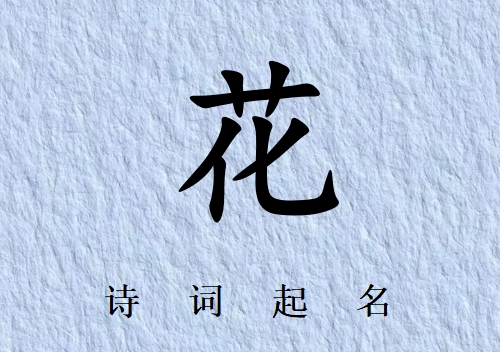 姓花女孩詩詞起名200例_詩經(jīng)詩詞給姓花女孩起名